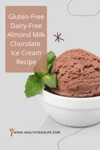 Gluten-Free Dairy-Free Almond Milk Chocolate Ice Cream - Health Yeah Life